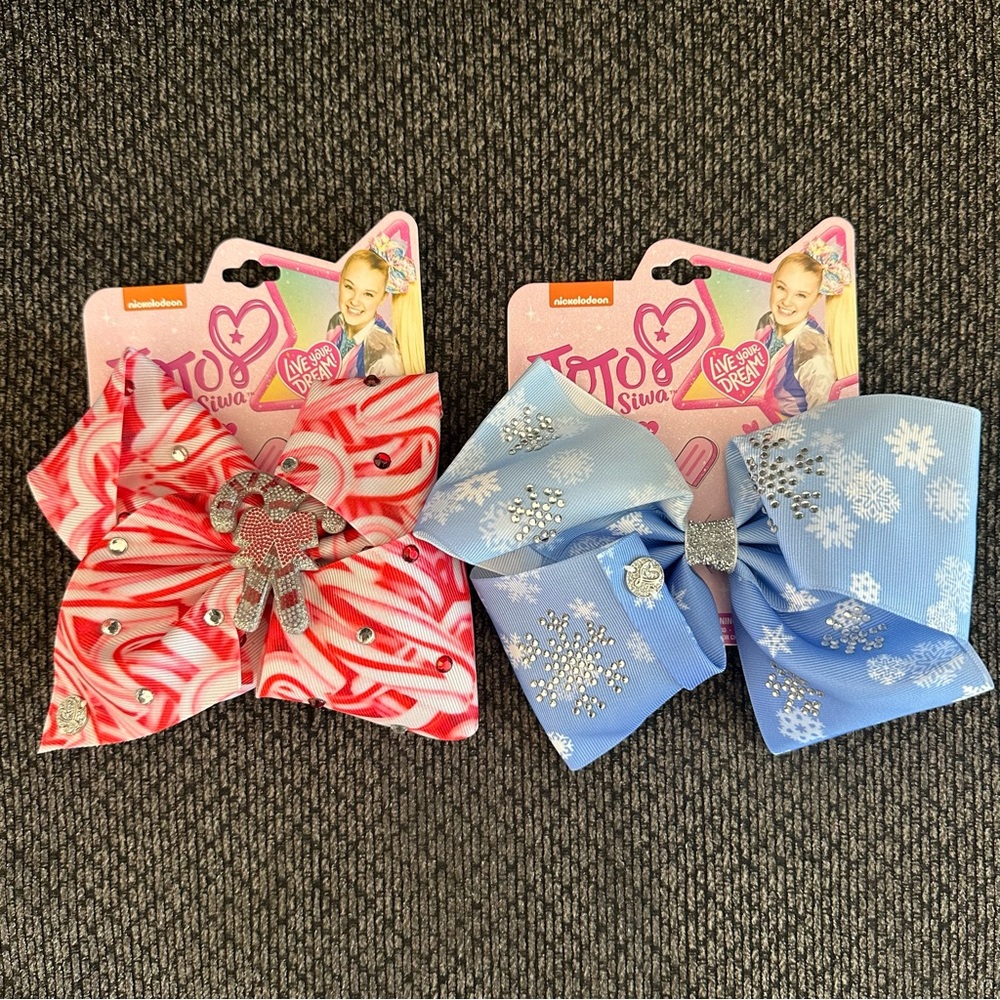 Jojo Siwa festive bows set of 2